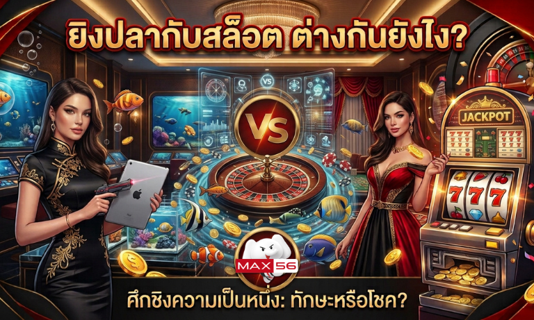 ยิงปลากับสล็อต ต่างกันยังไง